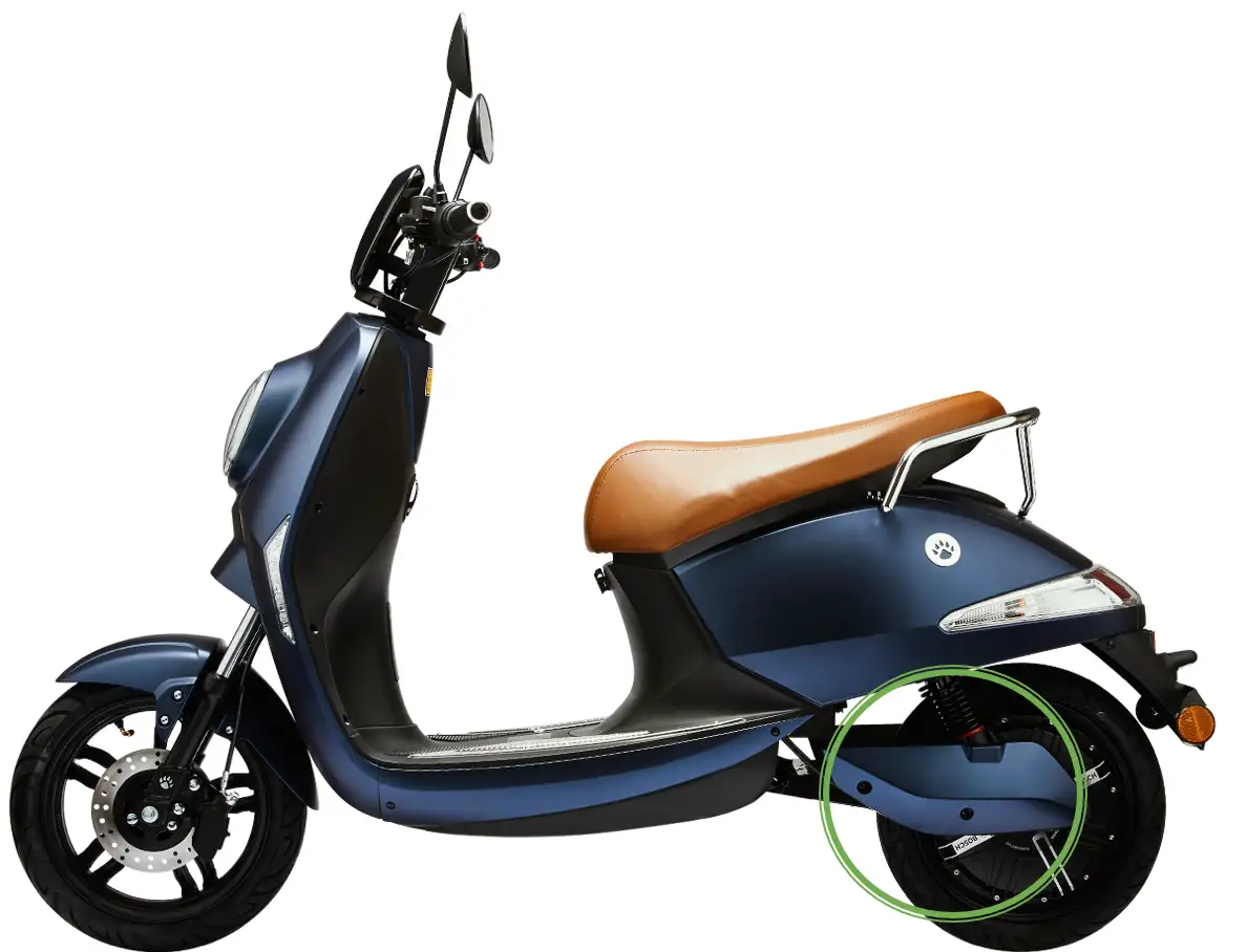 Afdekkap Achter Zwenk rechts | Vässla Scooter ( Vässla 2)