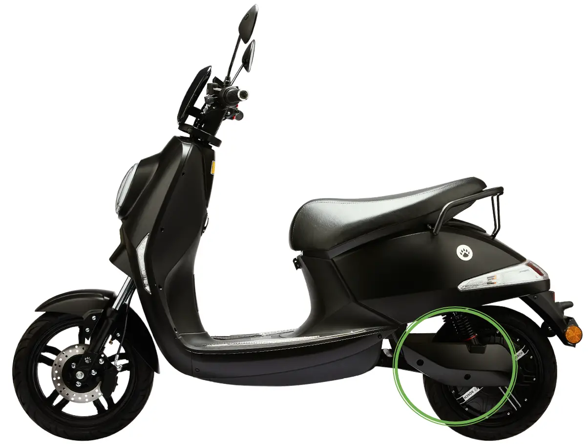 Afdekkap Achter Zwenk rechts | Vässla Scooter ( Vässla 2)
